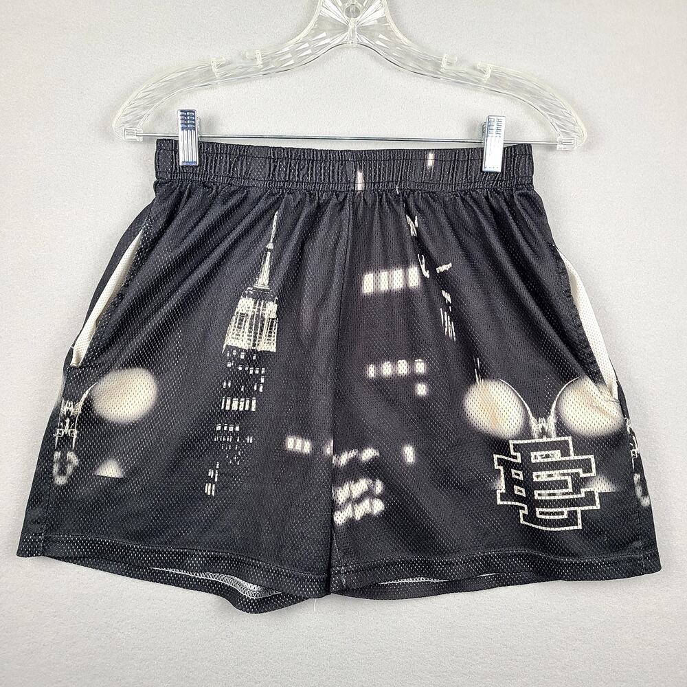 Eric Emanuel Skyline Athletic Mesh Shorts Size Youth Large *No Drawstring*